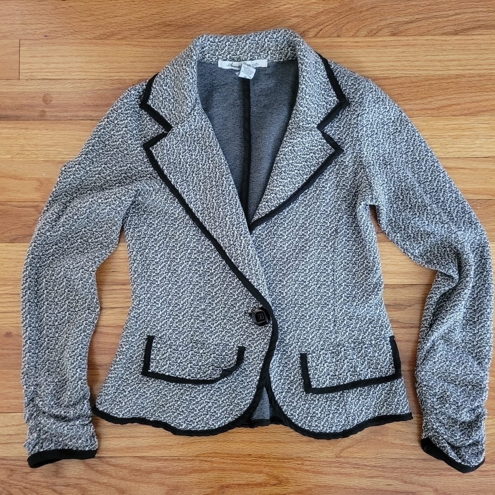 American Rag Women's Blazer Knit Sz Medium Office Siren